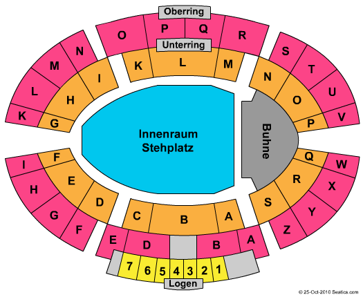 Volkswagen Halle End Stage Seating Chart
